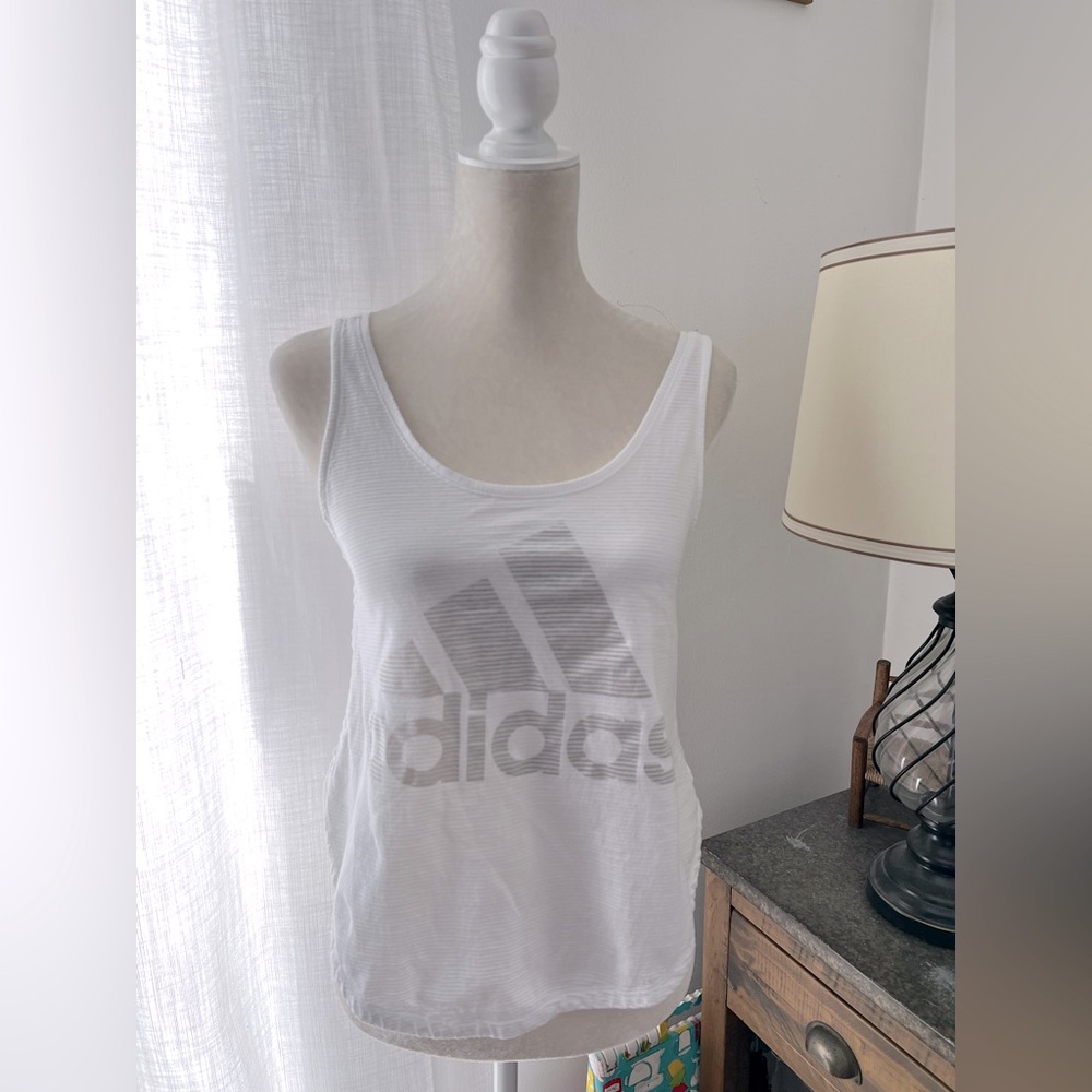Adidas Women's White Tank Top